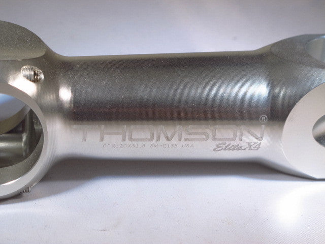 Thompson X4 Stem: 120mm Silver, NEW