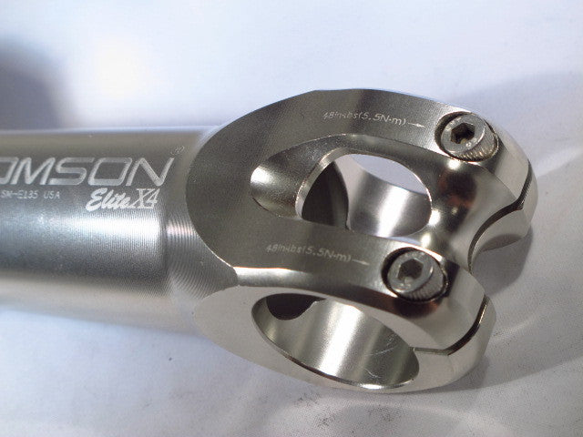 Thompson X4 Stem: 120mm Silver, NEW