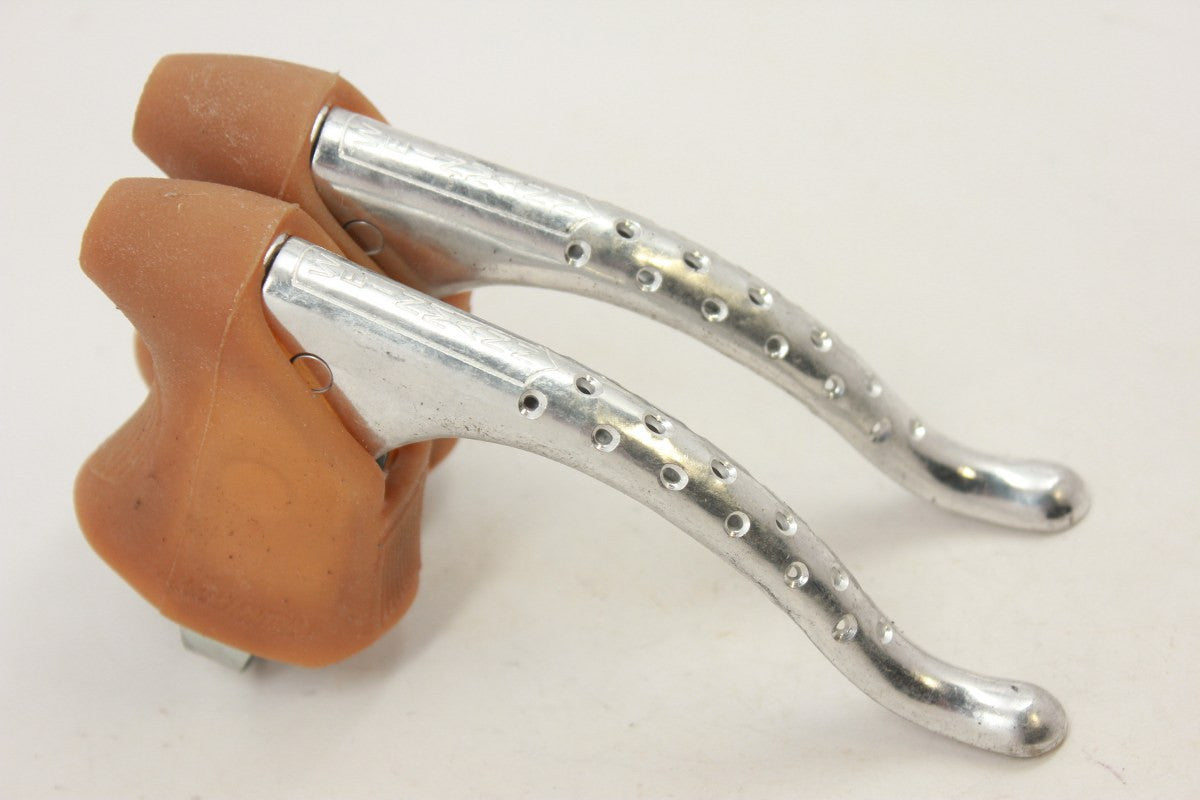 NOS Weinmann AG 185-100 Drilled Brake Levers: Non-Aero, Super Record Style