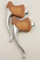 NOS Weinmann AG 185-100 Drilled Brake Levers: Non-Aero, Super Record Style