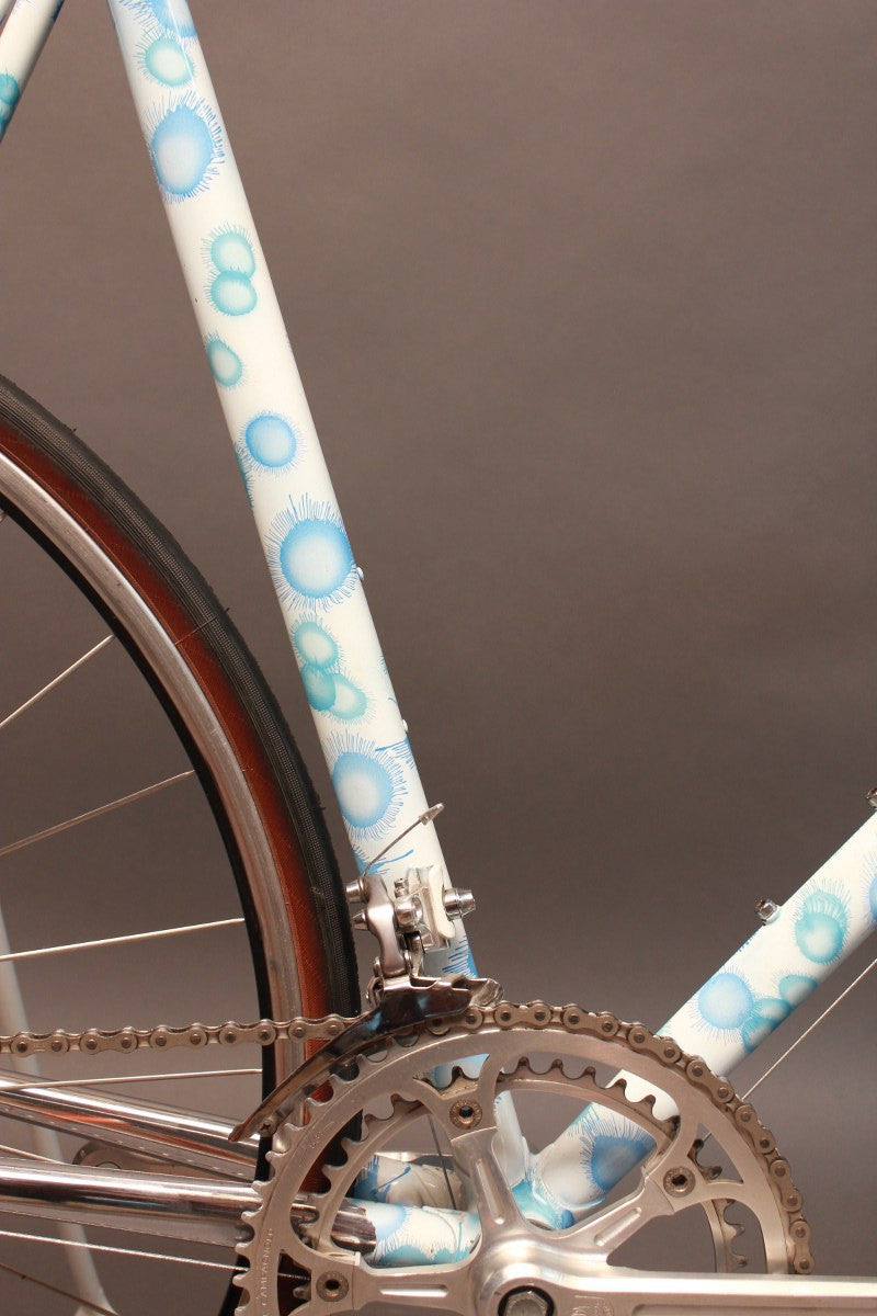 1980's Pinarello Road Bike w/Columbus Air Shaped Tubing: Prototype or Show Bike? 57cm Unique Paint