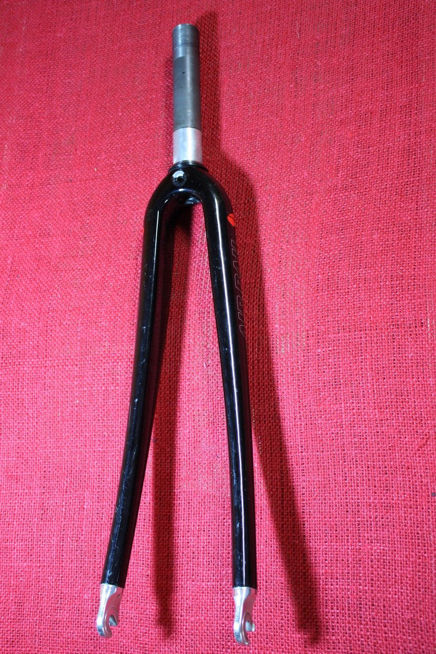 Icon Air Rail Carbon Threaded Fork: 1" Road, Black