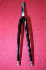 Icon Air Rail Carbon Threaded Fork: 1" Road, Black