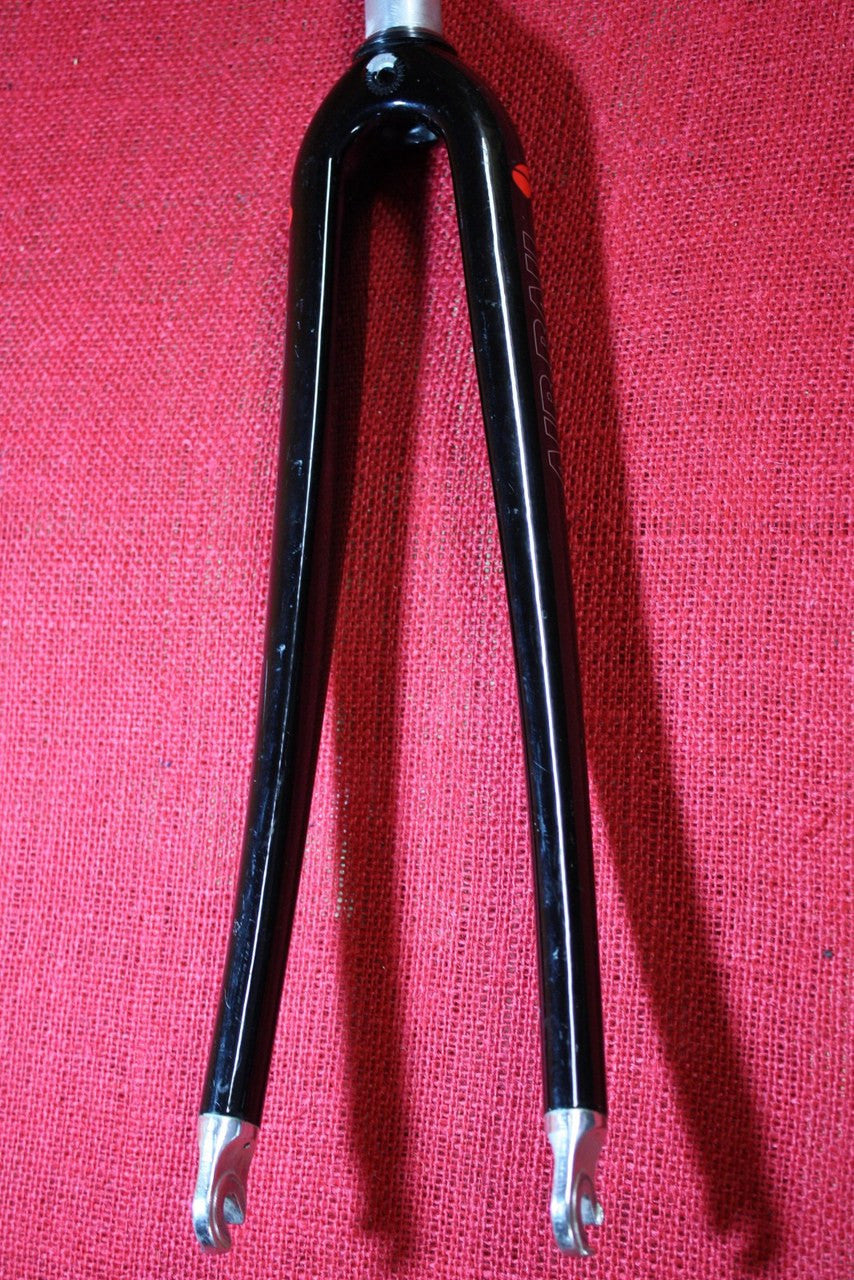 Icon Air Rail Carbon Threaded Fork: 1" Road, Black