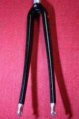 Icon Air Rail Carbon Threaded Fork: 1" Road, Black
