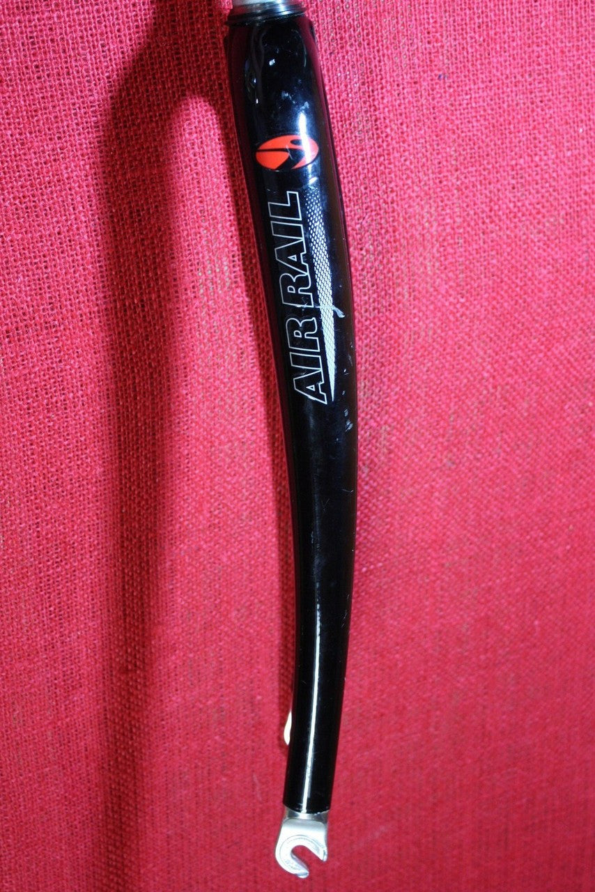 Icon Air Rail Carbon Threaded Fork: 1" Road, Black