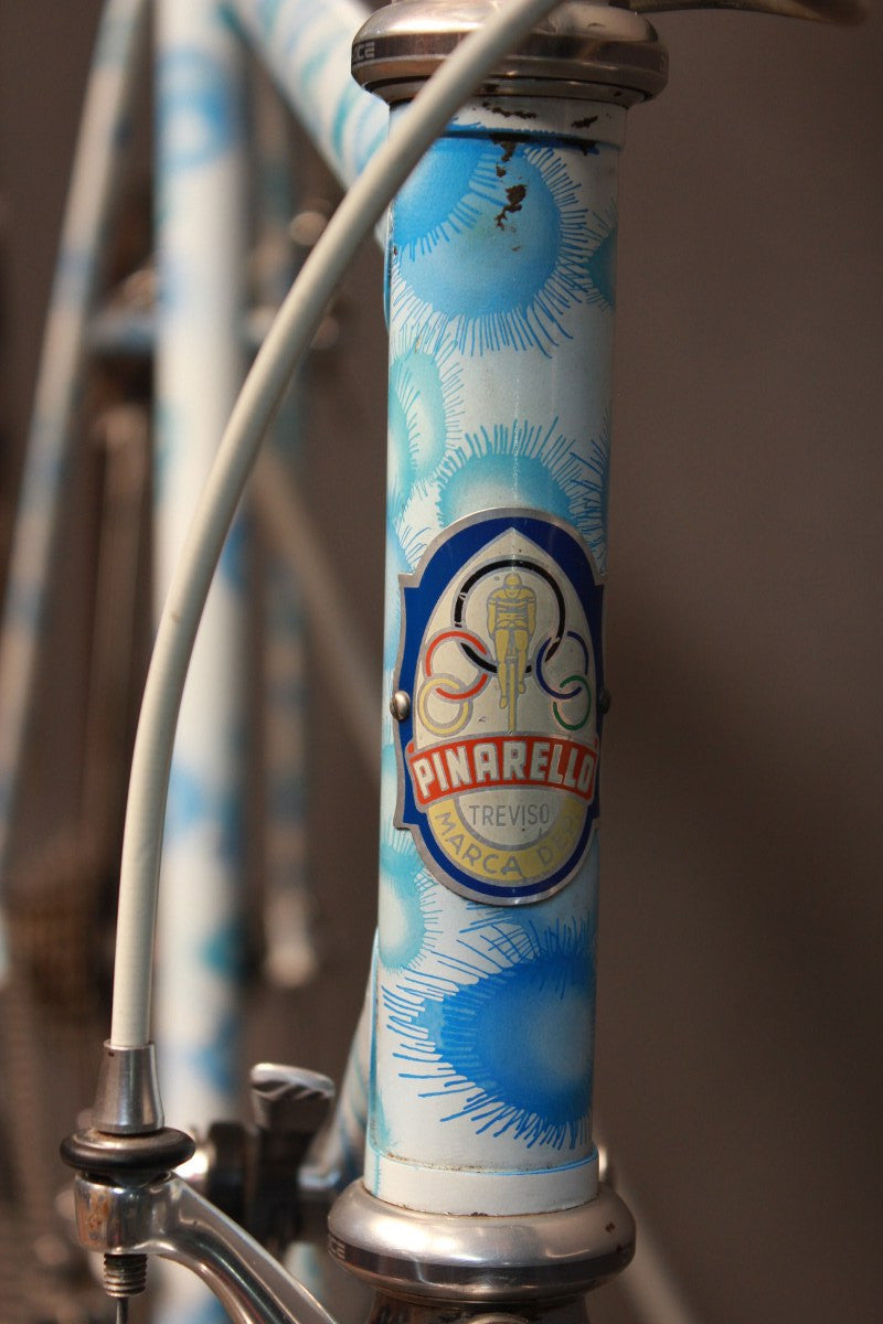 1980's Pinarello Road Bike w/Columbus Air Shaped Tubing: Prototype or Show Bike? 57cm Unique Paint