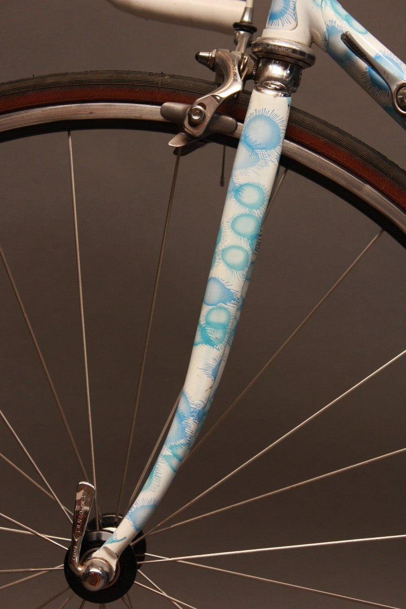 1980's Pinarello Road Bike w/Columbus Air Shaped Tubing: Prototype or Show Bike? 57cm Unique Paint