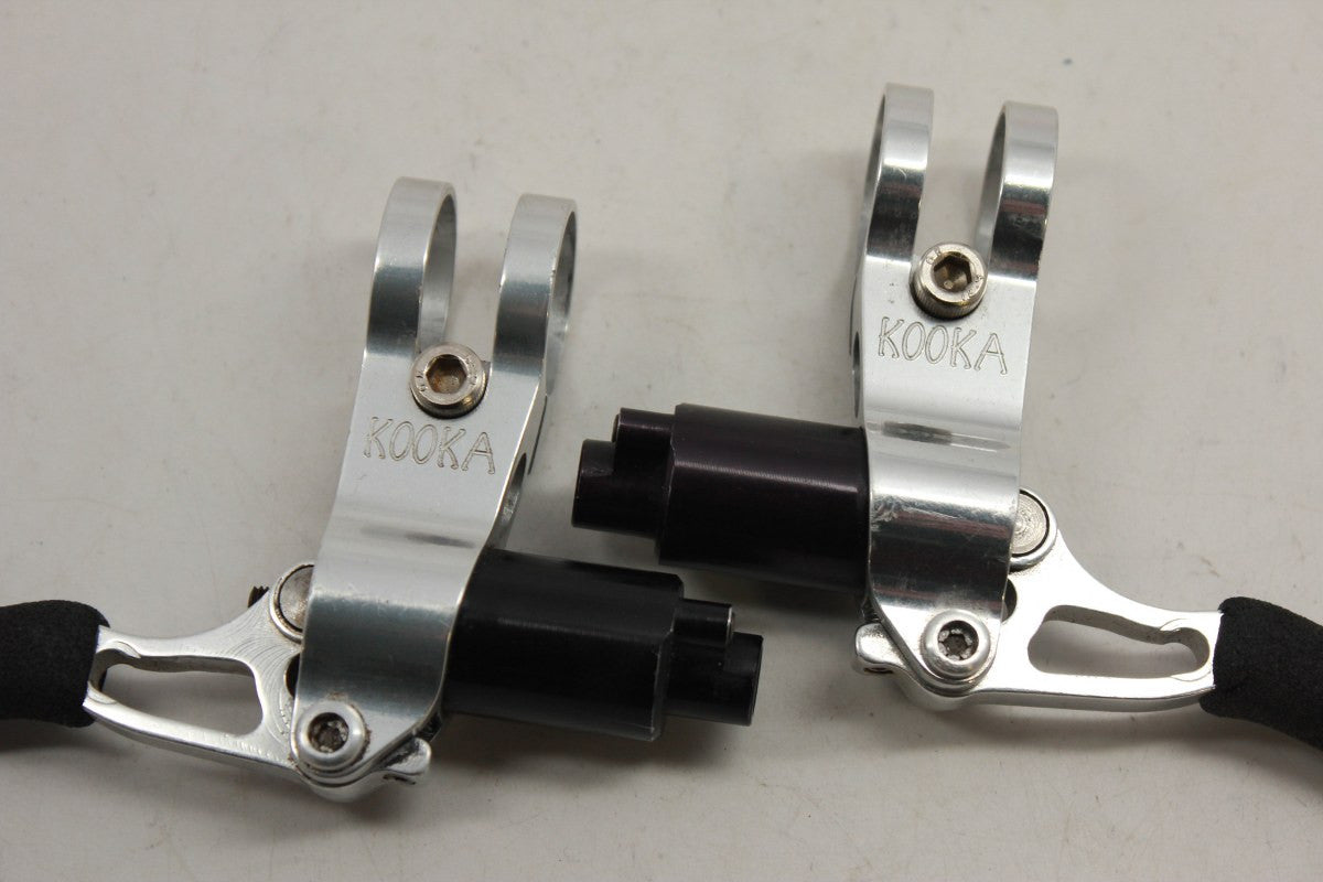 Kooka Hydraulic Brake Levers: Silver