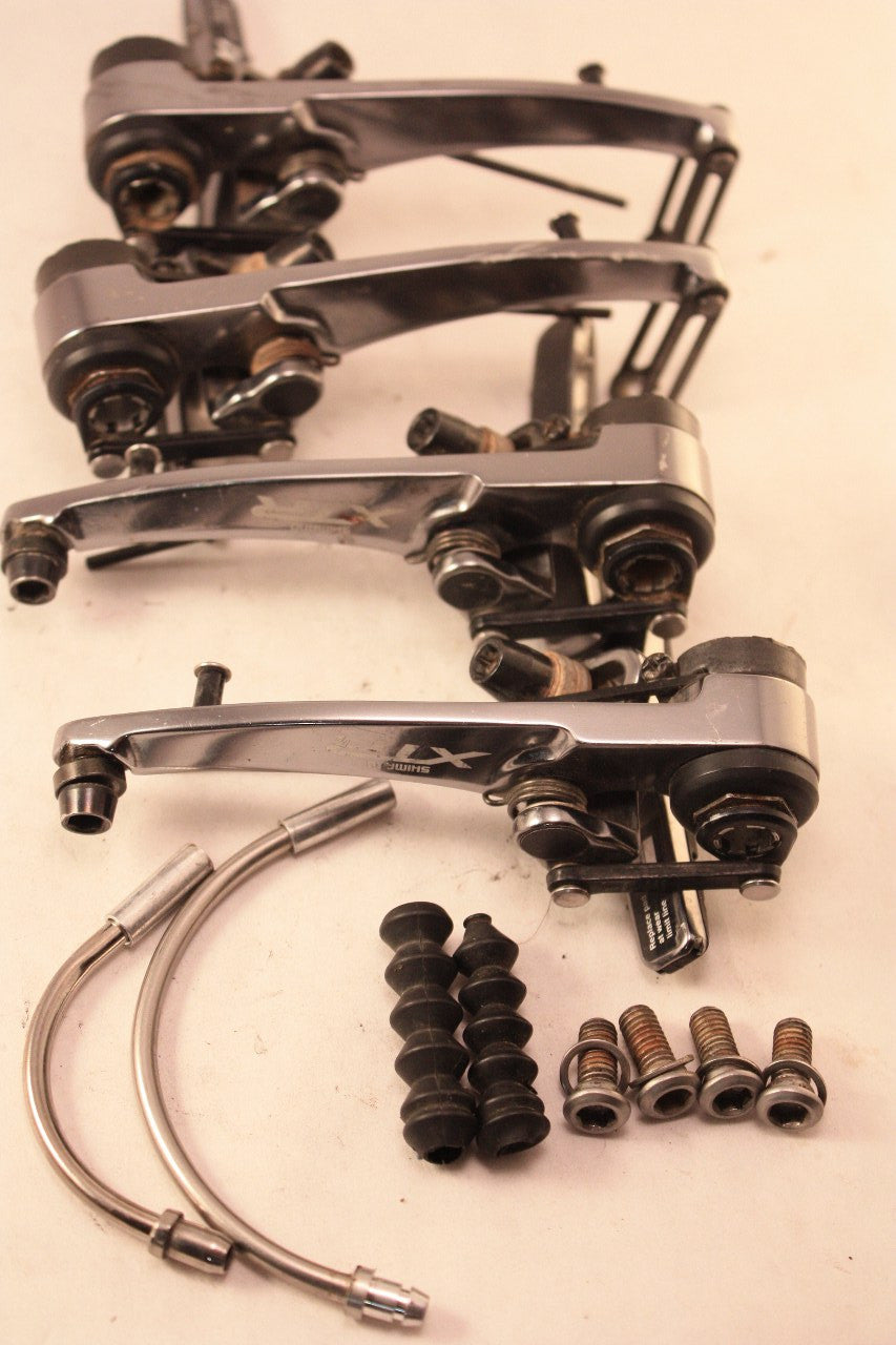 Shimano Deore XTR BR-M960 V-brake Set: Pewter!