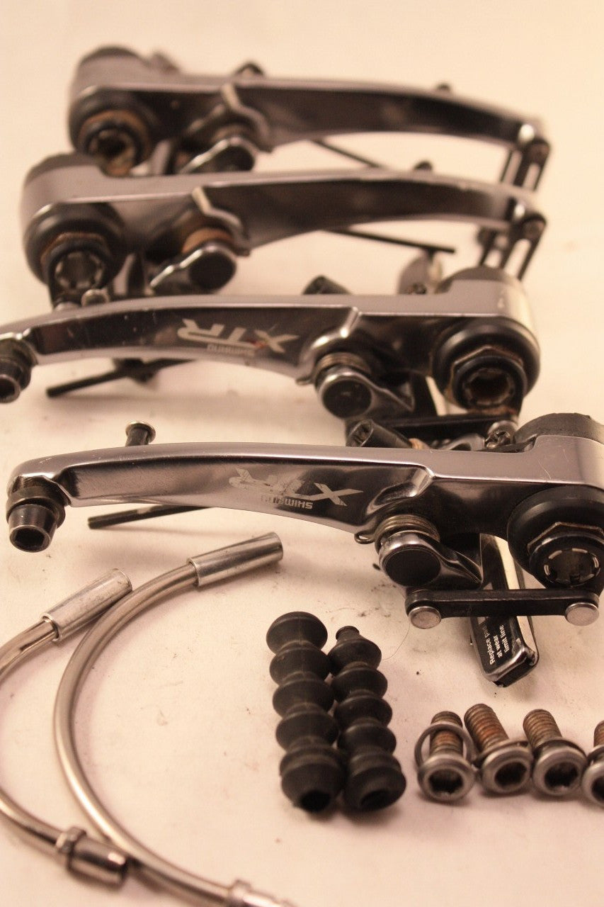 Shimano Deore XTR BR-M960 V-brake Set: Pewter!
