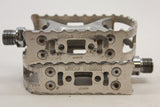 Suntour BMX Pedals: 9/16" Silver RARE