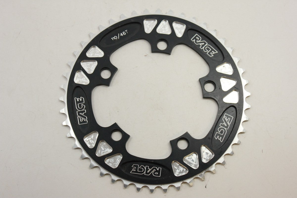 NOS 1990's Race Face DH CNC Chainring: 110mm 46t