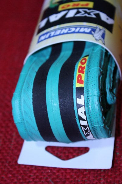 NEW Michelin Axial Pro 650 x 20c Tire: Black / Green