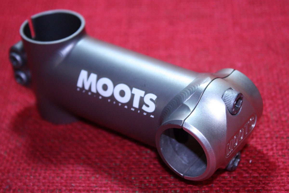 MOOTS Ti Beam Threadless Stem: 90mm x 25.4mm, 1 1/8" Zero Rise MINT