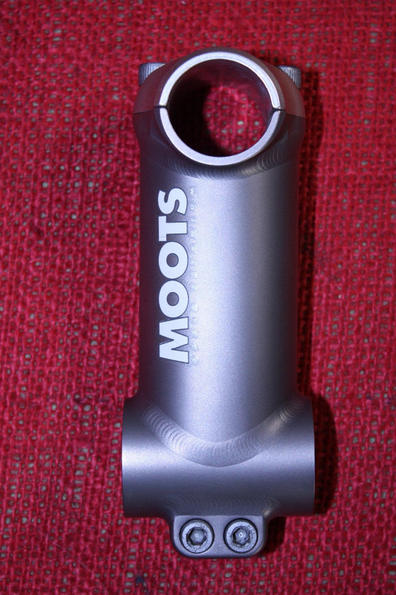 MOOTS Ti Beam Threadless Stem: 90mm x 25.4mm, 1 1/8" Zero Rise MINT