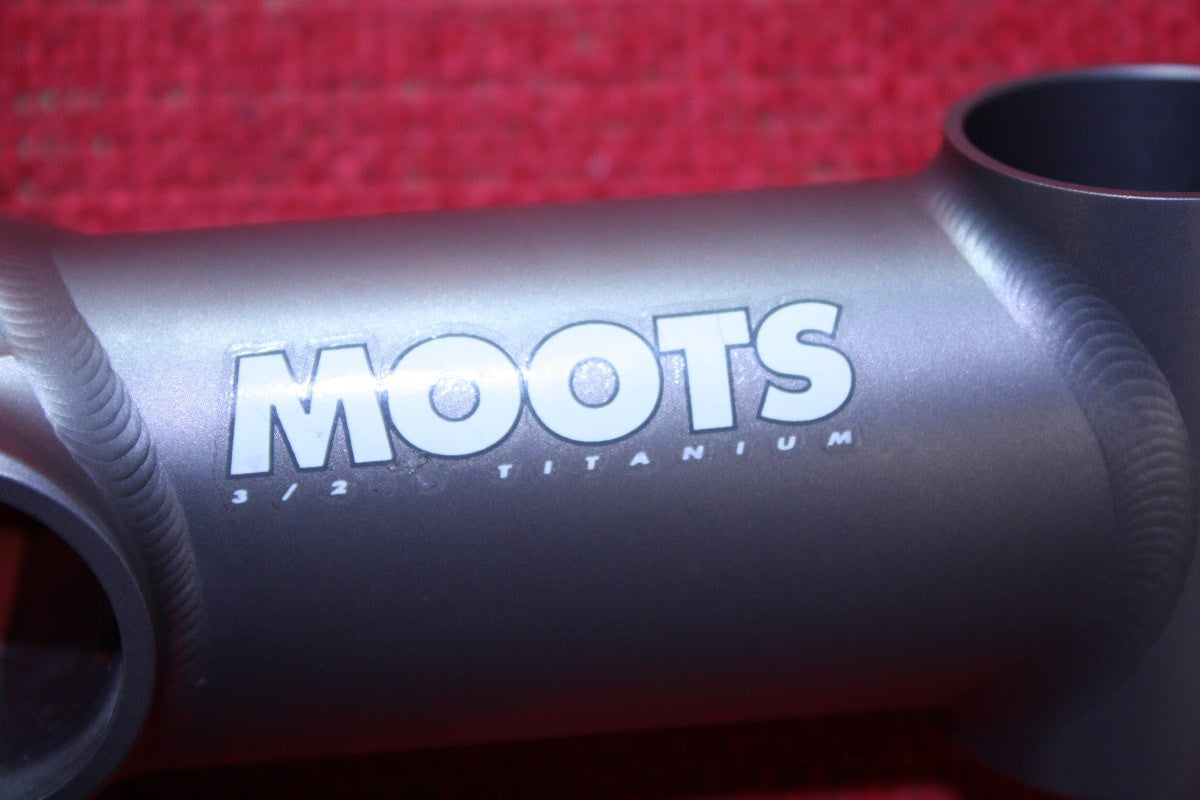MOOTS Ti Beam Threadless Stem: 90mm x 25.4mm, 1 1/8" Zero Rise MINT