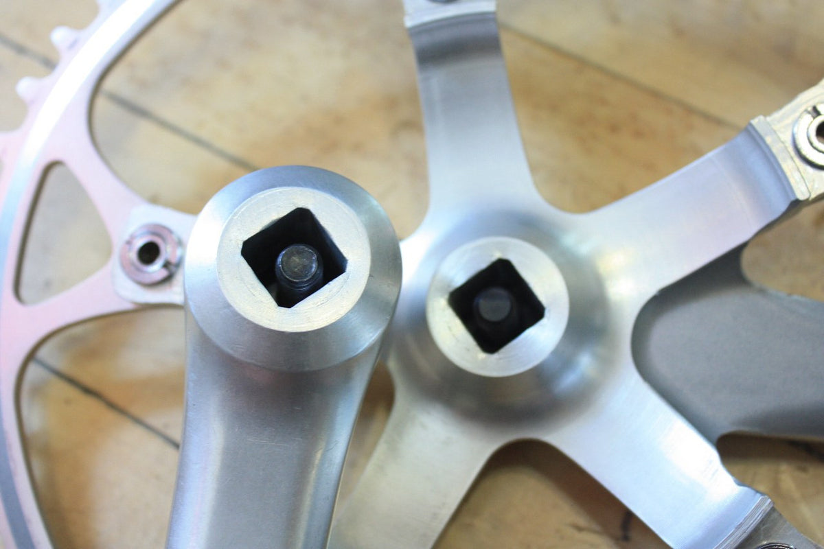 NOS Shimano 600 FC-6400 Crank: Tri Color, BioPace 52t, 165mm