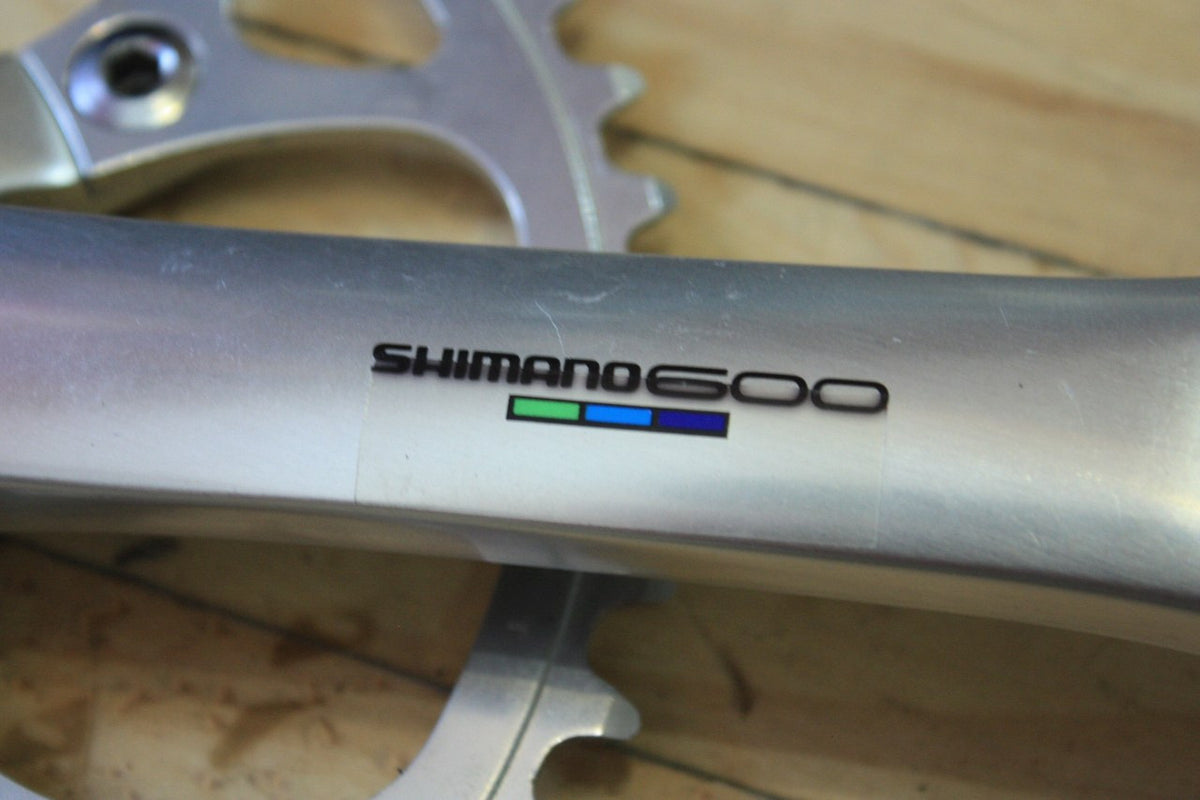 NOS Shimano 600 FC-6400 Crank: Tri Color, BioPace 52t, 165mm