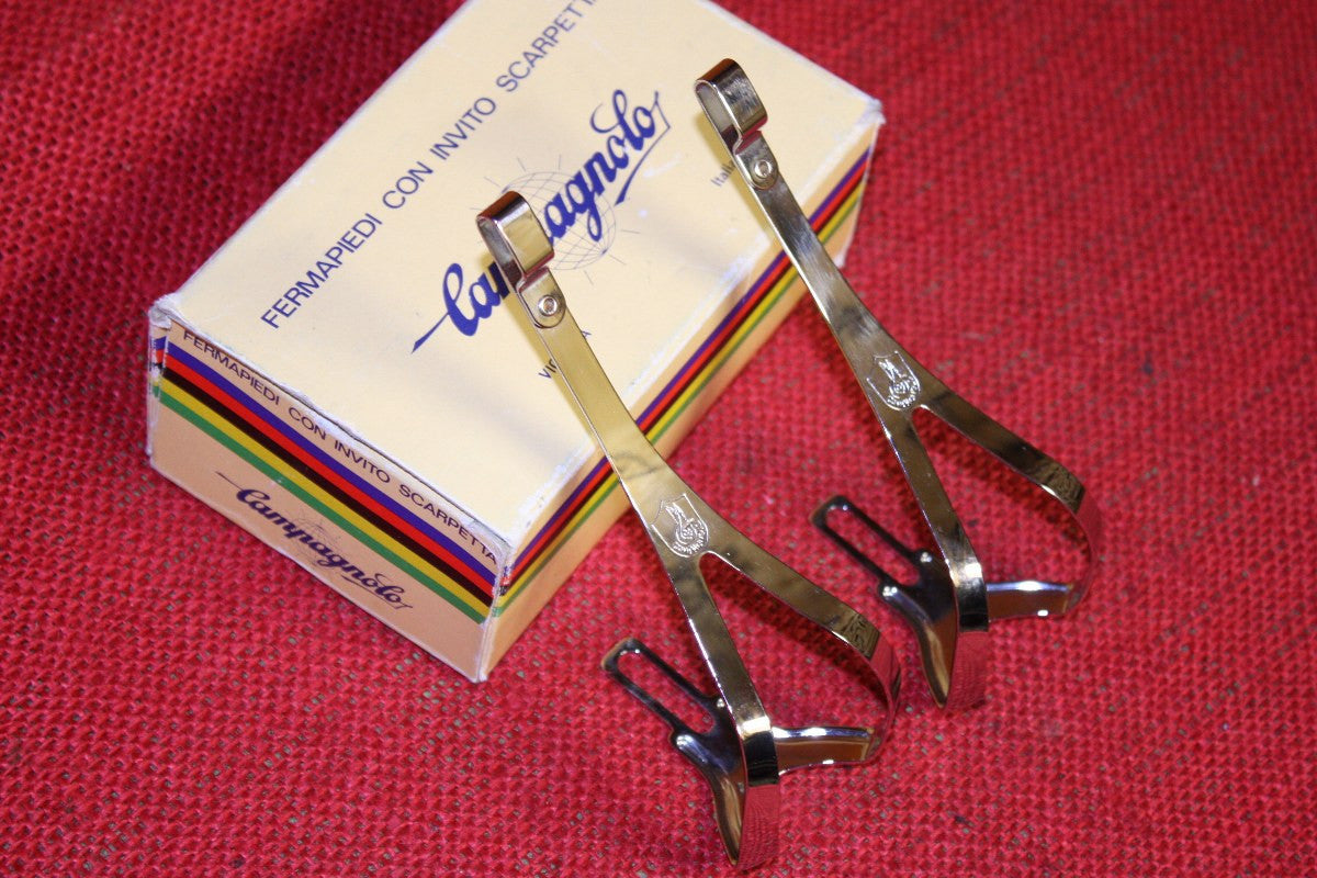 NIB/NOS Campagnolo C-Record Aero Toe Clips: Medium