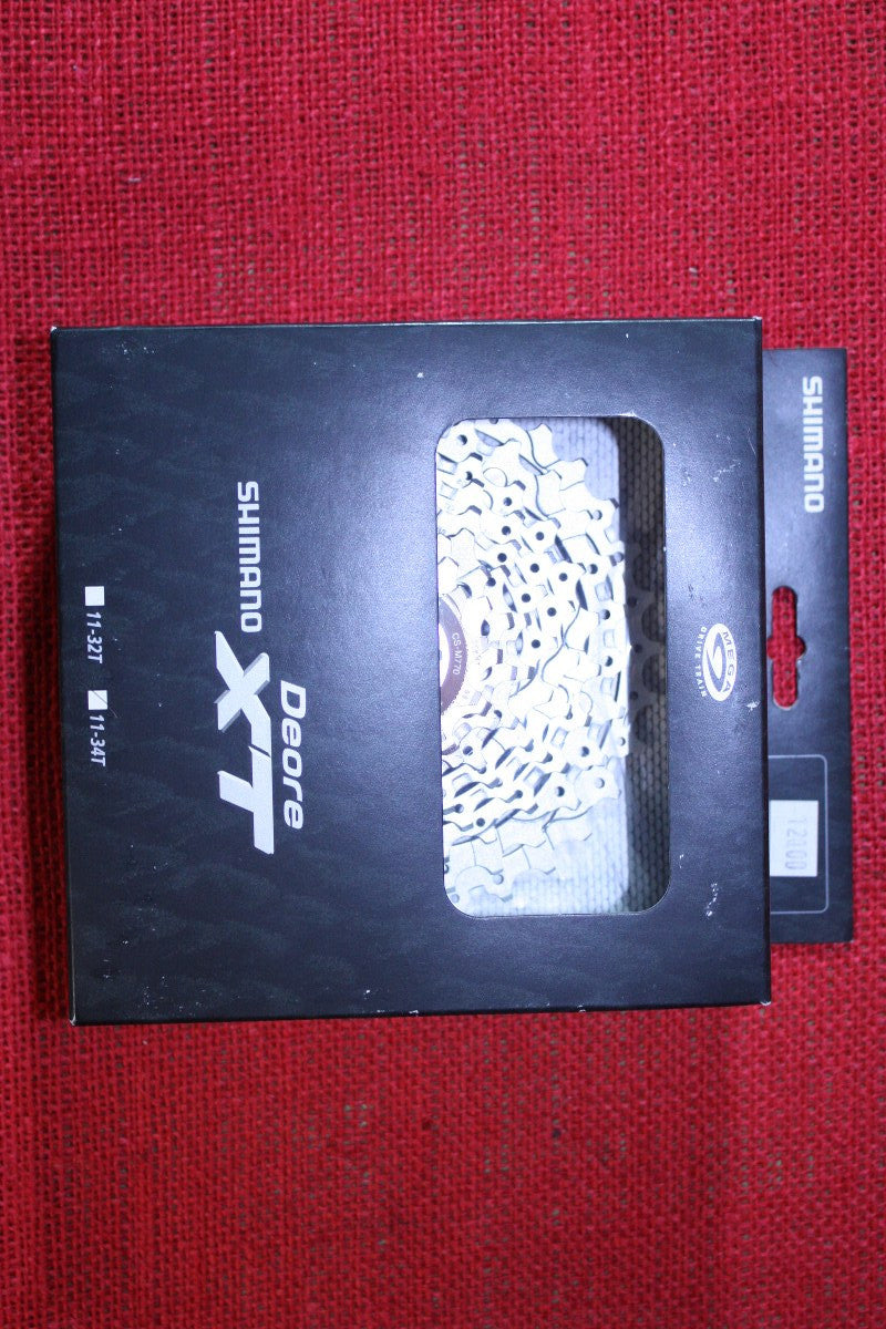 Shimano XT 9-speed Cassette: CS-M770 11-34t NEW