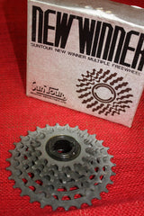 Suntour New Winner Freewheel: Ultra 6 Speed, 14-30T