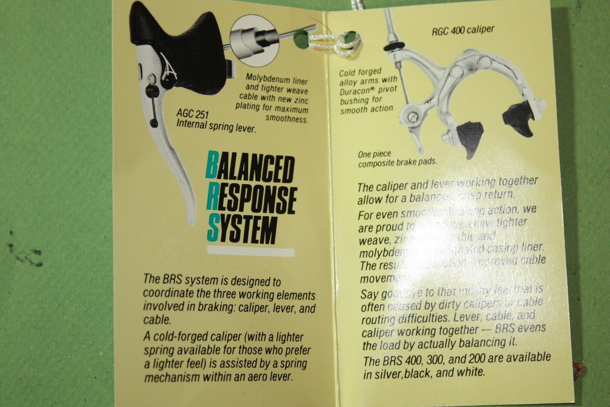 NIB/NOS DIA-COMPE BRS-400 / ACG-251 Aero Brake Levers: Internal Spring, Rare!