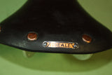 NOS Ideale TB 90 Leather Saddle: Alloy Rails, Saddle Clip, 1960's / 1970's