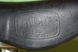 NOS Ideale TB 90 Leather Saddle: Alloy Rails, Saddle Clip, 1960's / 1970's