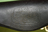 NOS Ideale TB 90 Leather Saddle: Alloy Rails, Saddle Clip, 1960's / 1970's