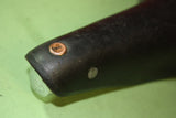 NOS Ideale TB 90 Leather Saddle: Alloy Rails, Saddle Clip, 1960's / 1970's