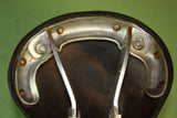 NOS Ideale TB 90 Leather Saddle: Alloy Rails, Saddle Clip, 1960's / 1970's