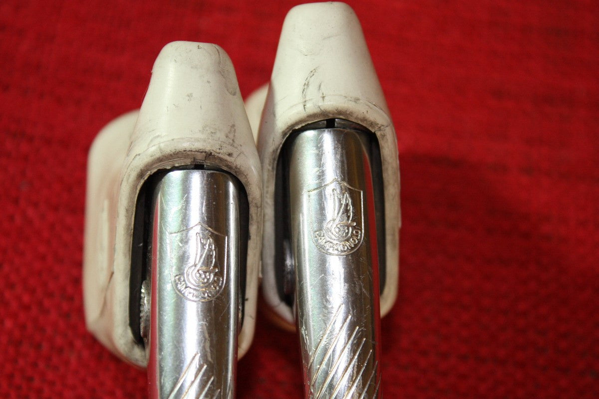 Campagnolo Cobalto / C-Record Brake Levers: White Hoods, Non-Aero