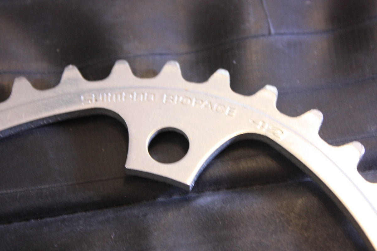 NOS Shimano BioPace Chainring 42t, 130 BCD, Silver. RARE!