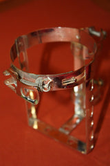 REG Erector Water Bottle Cage w/spring Clamp: Chrome, #164