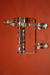 REG Erector Water Bottle Cage w/spring Clamp: Chrome, #164