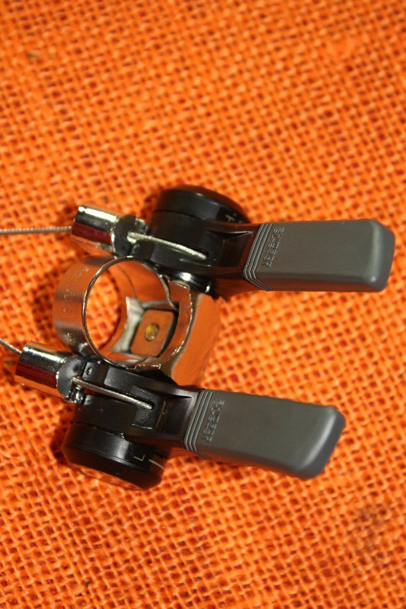 NIB Shimano Stem Shifters: 6-speed Indexed, Cables, Housing