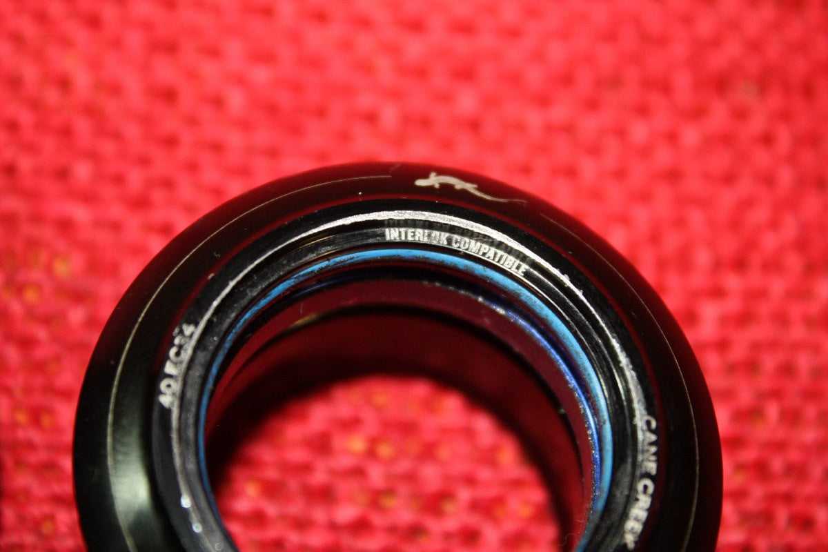 Cane Creek Forty Tapered Headset: 1.5" - 1 1/8", Black 40EC34