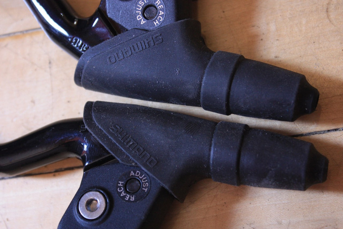 NOS Shimano XT BL-M730 Cantilever Brake Levers: 4 Finger, Black 1271