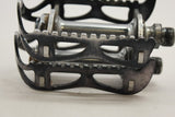 Lyotard CA 45 Quill Pedals: Black Anodized Cages
