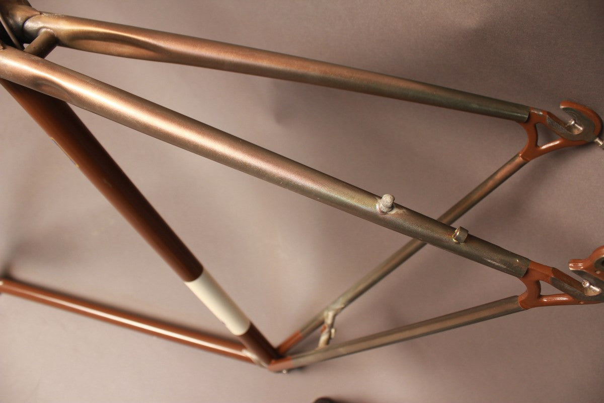 1974 Andy Gilmour Frame/Fork: Gilmour's 244th Frame Ever! Nickel Plated Fork/Lugs - 56cm