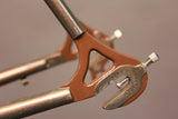 1974 Andy Gilmour Frame/Fork: Gilmour's 244th Frame Ever! Nickel Plated Fork/Lugs - 56cm