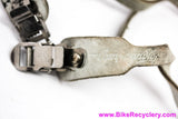 Campagnolo C-Record Toe Straps & End Buttons: White