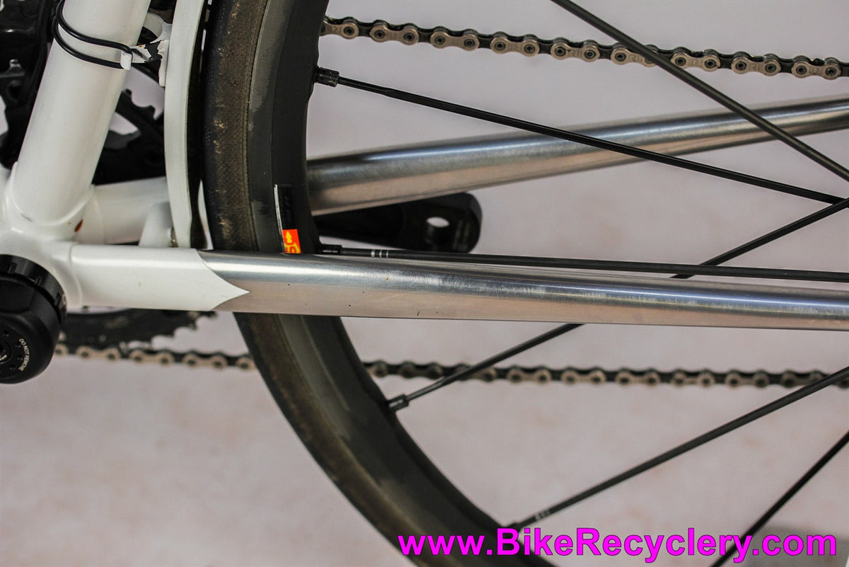 Ira Ryan / Breadwinner Lolo Columbus XCr Stainless Steel Lugged Road Bike: 55cm - Super Record EPS - Ksyrium SLR - Infocrank - PDW Fenders - King - 18lbs