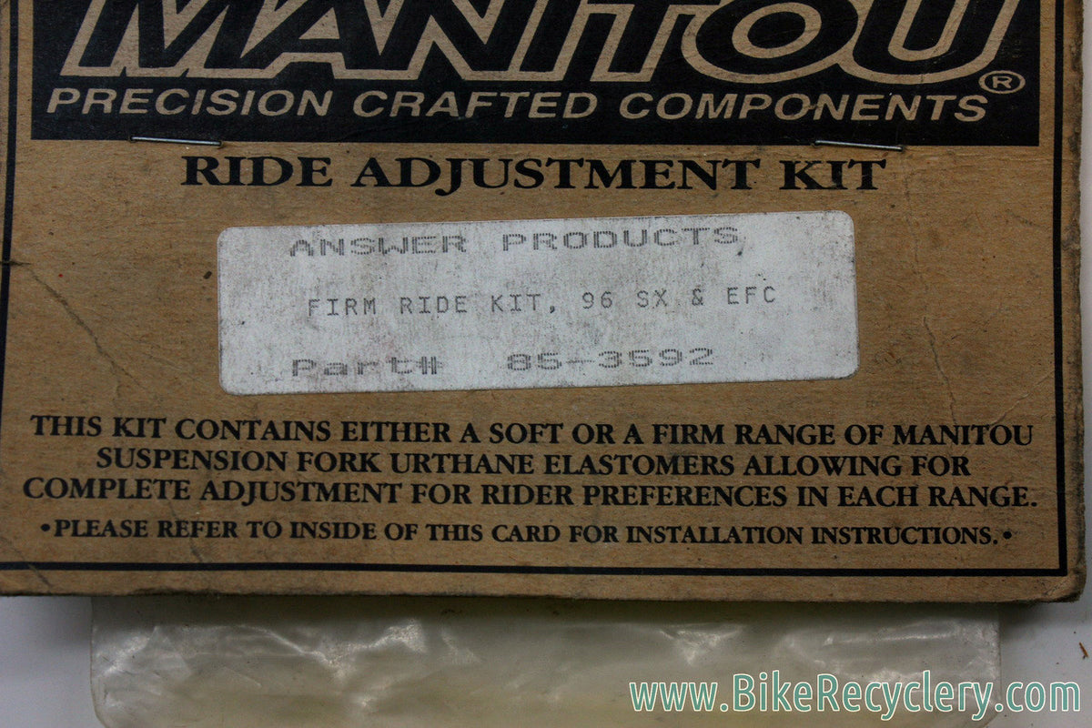 Vintage Manitou Elastomer Rebuild Kit: 1996 EFC & SX - Firm