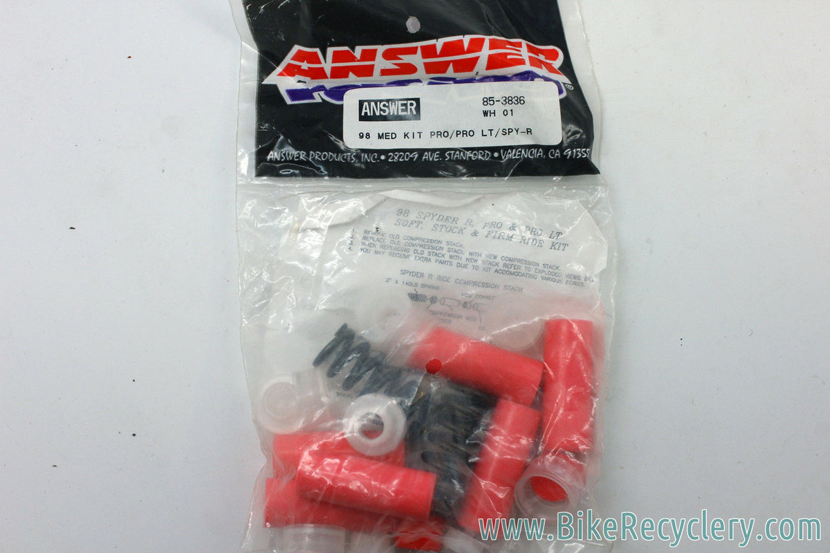Vintage Manitou Elastomer Rebuild Kit: 1998 Pro / Pro LT / Spyder R - Medium