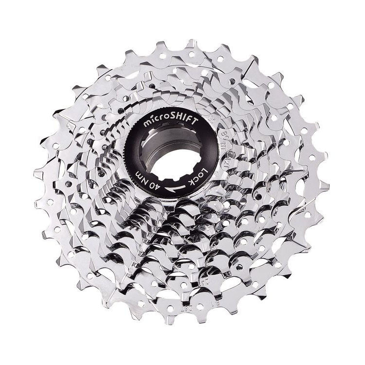microSHIFT CS-G100 G Series 10 Speed Cassette: 11-28t - Alloy Spider - Shimano/SRAM (New)