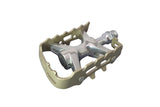 MKS Mt-Lux Compe MTB Flat Pedals: Vintage Style i.e. XC Pro - Champagne (New take-off)