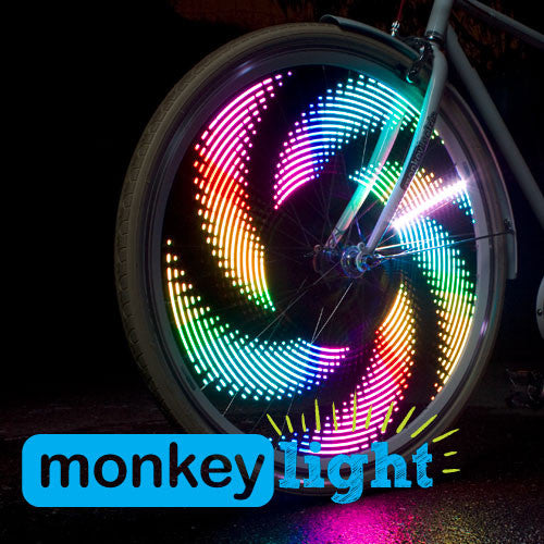 Monkey Lights M232 Wheel Light: Covers entire wheel