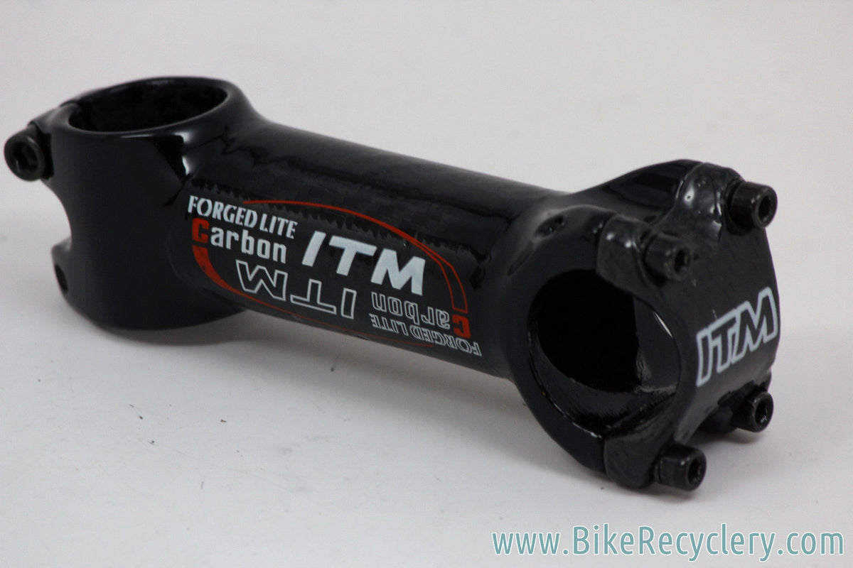 ITM Forged Lite Carbon Stem: 110mm x 31.8mm - 10D - 162g - Black